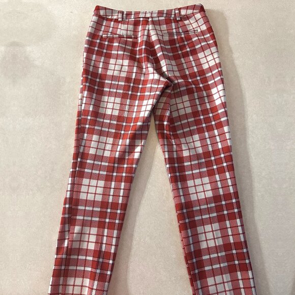Topshop Petite Laundry Check Cigarette Trousers Pants ASO Taylor Swift - Picture 4 of 9